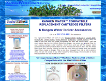 Tablet Screenshot of kangenwaterionizers.com